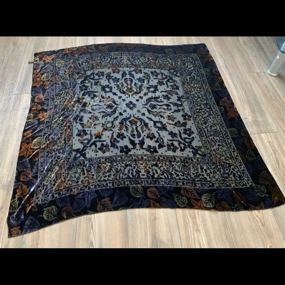 Vintage soie scarf - Picture 6 of 8